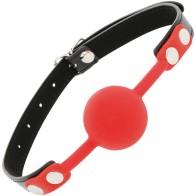 Darkness Silicone Gag Red