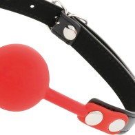 Darkness Silicone Gag Red
