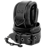 Darkness Adjustable Ankle Cuffs in High-Quality Leather