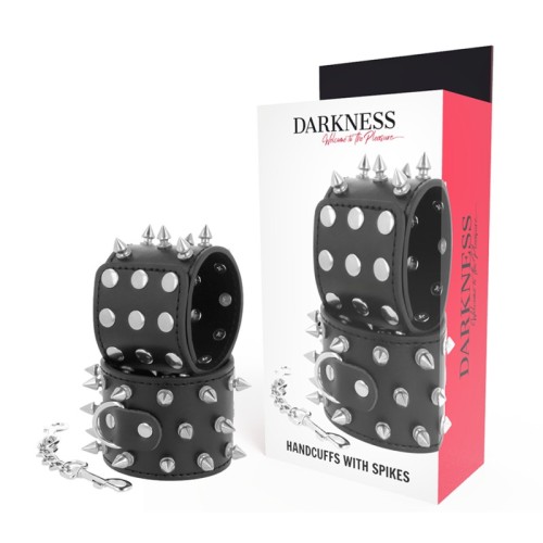 Darkness Skulls and Bones Spiked Handcuffs for Advanced Play