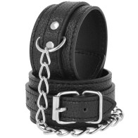 Darkness Black Leather Handcuffs for Bondage Fun