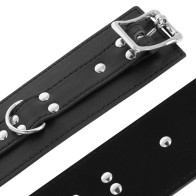 Darkness Leather Handcuffs Black