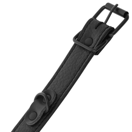 Darkness Fine Textured Ankle Cuffs - Elegant BDSM Accessory