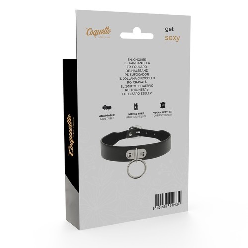 Coquette Chic Desire Vegan Leather Collar