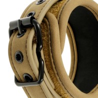 Fetish Submissive Origin - Vegan Leather Cuffs with Neoprene