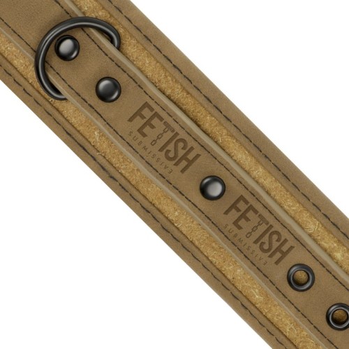 Fetish Submissive Origin - Vegan Leather Cuffs with Neoprene