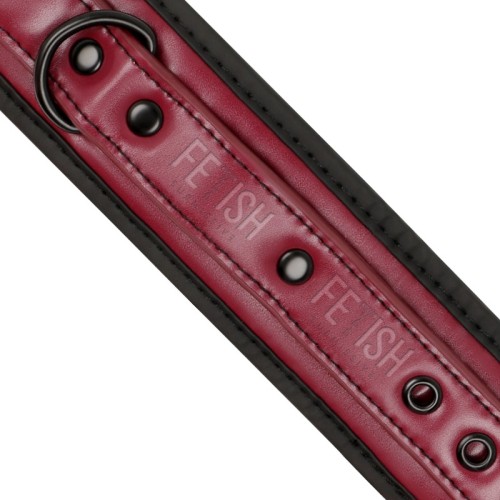 Vegan Leather Adjustable Ankle Cuffs for Bondage