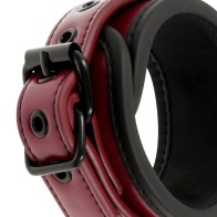 Vegan Leather Adjustable Ankle Cuffs for Bondage