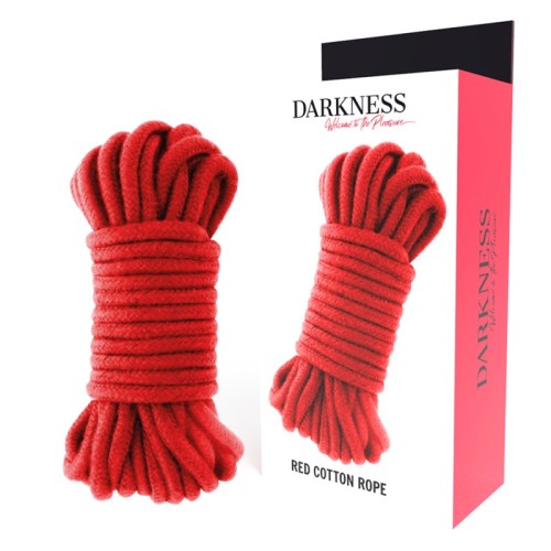 Darkness Japanese Cotton Rope 20 M Red