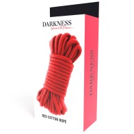 Darkness Japanese Cotton Rope 20 M Red