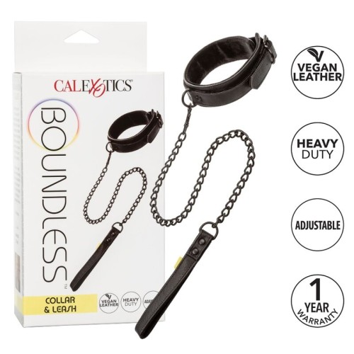 Boundless Collar with Leash for BDSM Play