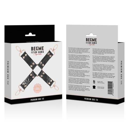 Begme Black Edition Hog Tie Vegan Leather