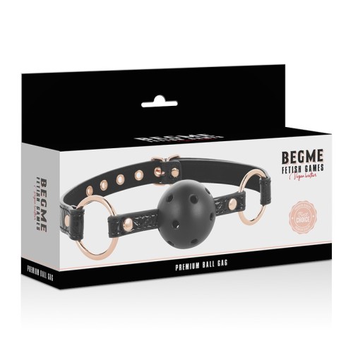 Begme Black Edition Vegan Leather Gag