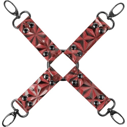 Red Edition Vegan Leather Hog Tie for BDSM