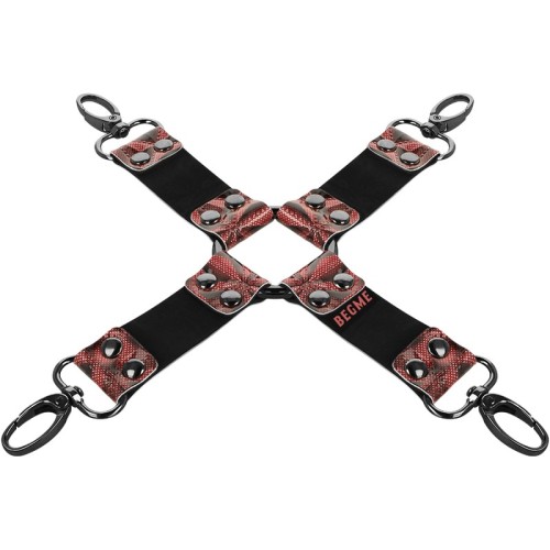 Red Edition Vegan Leather Hog Tie for BDSM