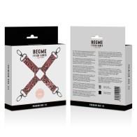 Red Edition Vegan Leather Hog Tie for BDSM