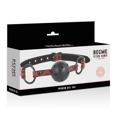 Begme Vegan Leather Gag - Perfect for BDSM Fun