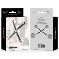 Fantasy Hog Tie Vegan Leather for Bondage Play
