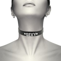 Coquette Chic Desire Vegan Leather Sexy Choker