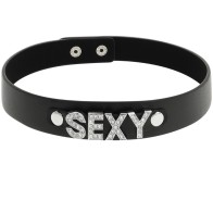 Coquette Chic Desire Vegan Leather Sexy Choker