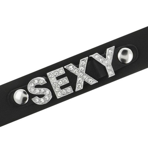 Coquette Chic Desire Vegan Leather Sexy Choker