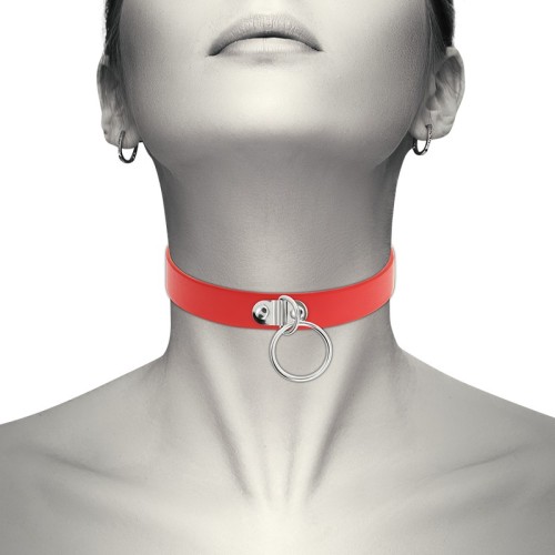 Coquette Chic Desire Vegan Leather Collar