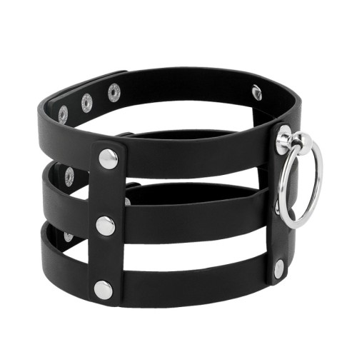Coquette Chic Desire Vegan Leather Choker for Bold Styles
