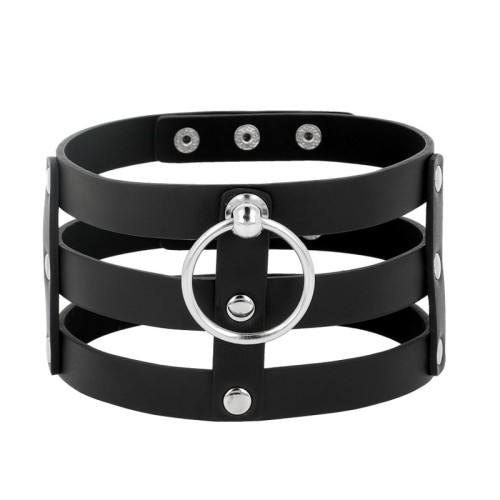 Coquette Chic Desire Vegan Leather Choker for Bold Styles