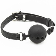 Breathable Silicone Ball Gag for BDSM Fun