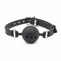 Breathable Silicone Ball Gag for BDSM Fun