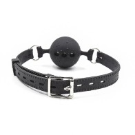 Breathable Silicone Ball Gag for BDSM Fun