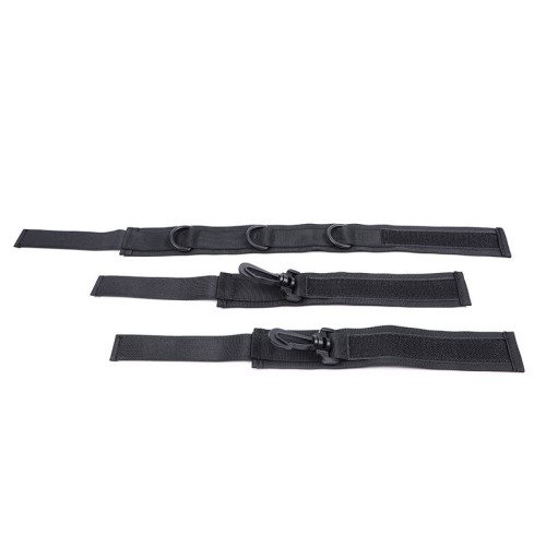 Nylon Cuffs and Collar Set for Fetish Fun