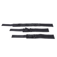 Nylon Cuffs and Collar Set for Fetish Fun