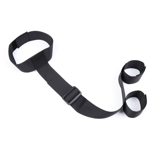 Nylon Handcuffs and Collar Set for Bondage Play