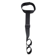 Nylon Handcuffs and Collar Set for Bondage Play