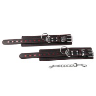 Fetish Heart Inlay Handcuffs