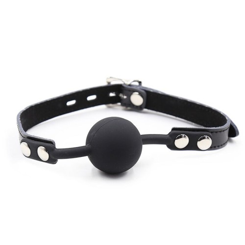 Silicone Gag with Lock for BDSM Fun