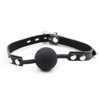 Silicone Gag with Lock for BDSM Fun