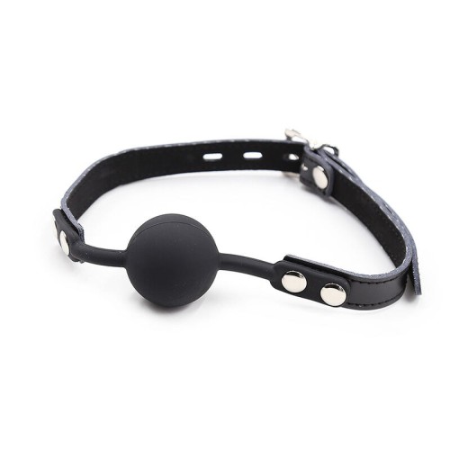 Silicone Gag with Lock for BDSM Fun