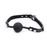 Silicone Gag with Lock for BDSM Fun