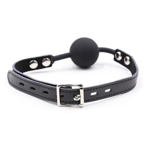 Silicone Gag with Lock for BDSM Fun