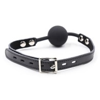 Silicone Gag with Lock for BDSM Fun