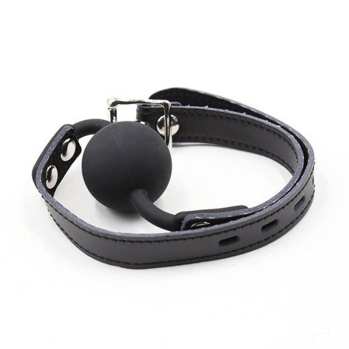 Silicone Gag with Lock for BDSM Fun