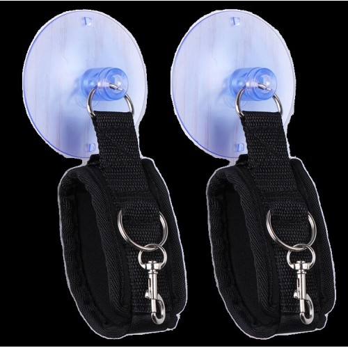 Ohmama Bondage Wrist Restraints with Suction Cups - BDSM Accessories