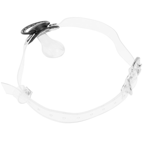 Transparent Pacifier Gag for BDSM Play