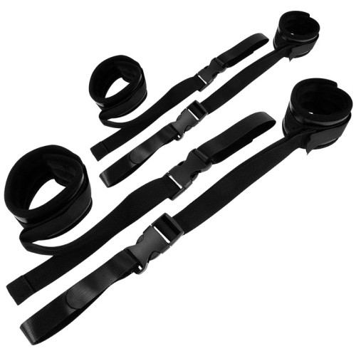 Adjustable Nylon Restraint Cuffs for BDSM Play