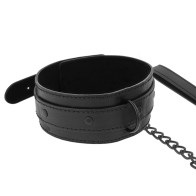 Intense Vegan Leather Fetish Collar Comfortable Fit