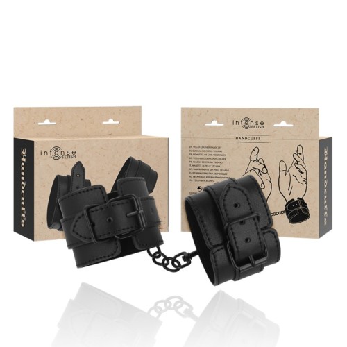Intense Vegan Leather Cuffs - Ethical Pleasure