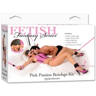 Pink Bondage Kit Cuffs
