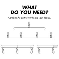 Fetish Submissive Adjustable Separator Bar for BDSM